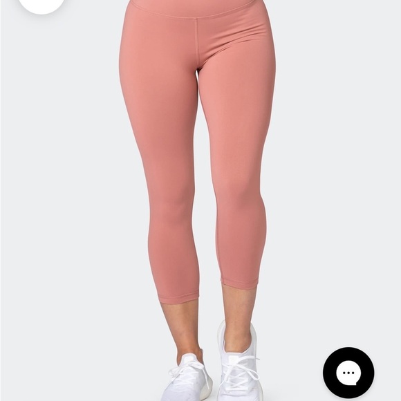 Muscle nation pink 7/8 scrunch butt high rise leggings - Picture 2 of 7